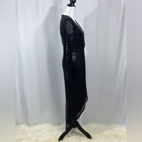 Mac Duggal Ieena Sequin Knotted Midi Dress size 6 - Picture 7 of 13